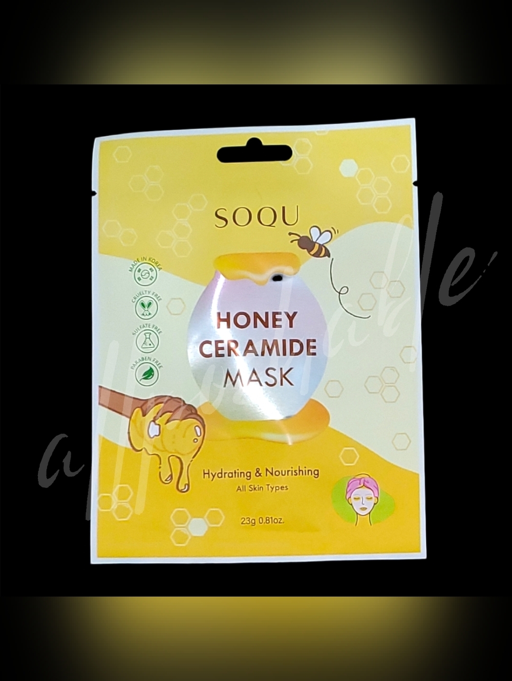 ⭐️$2 Add On⭐️ SOQU Blissful Glow Sheet Mask - Honey Ceramide